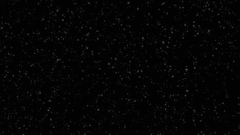 snowfall night sky