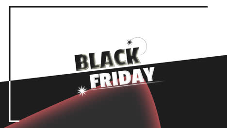 an animation of a black friday background