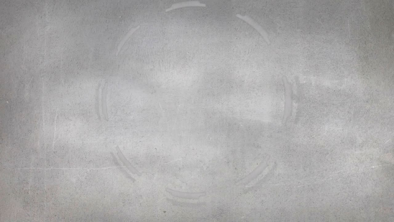 Animação de varredura de escopo e processamento de dados em plano de fundo cinza