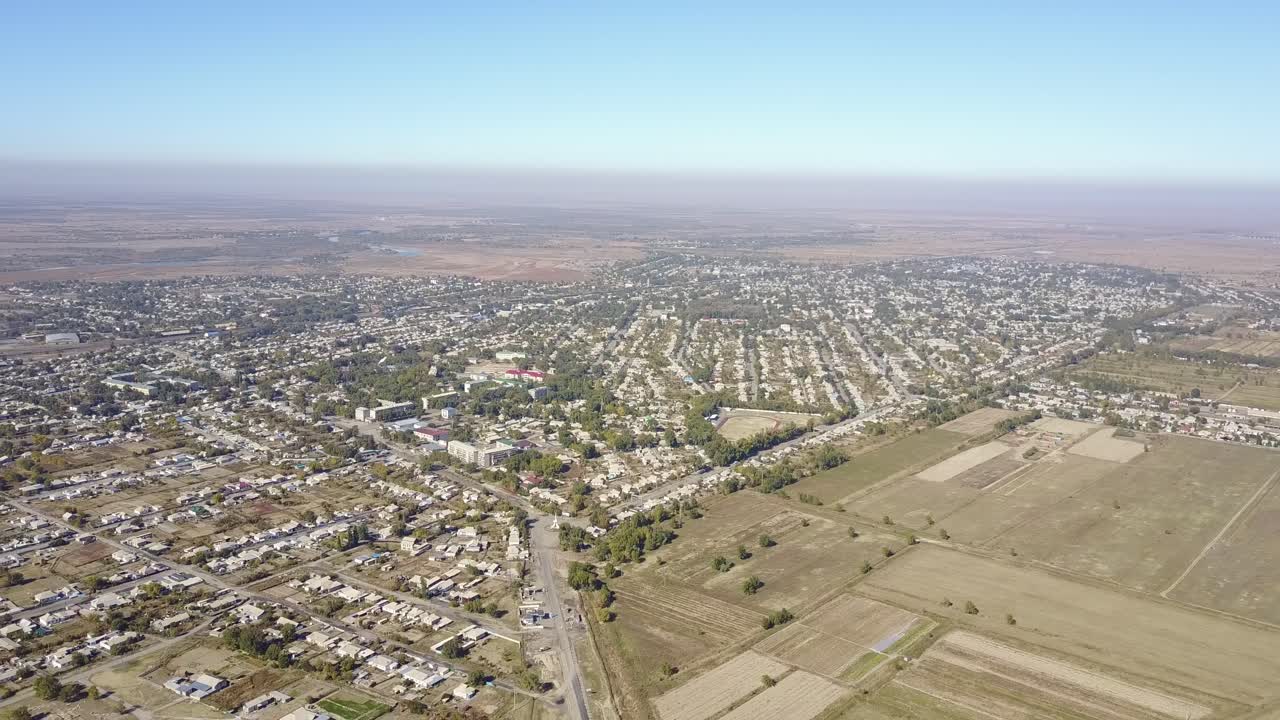 중앙아시아 외의 작은 마을 카자흐스탄