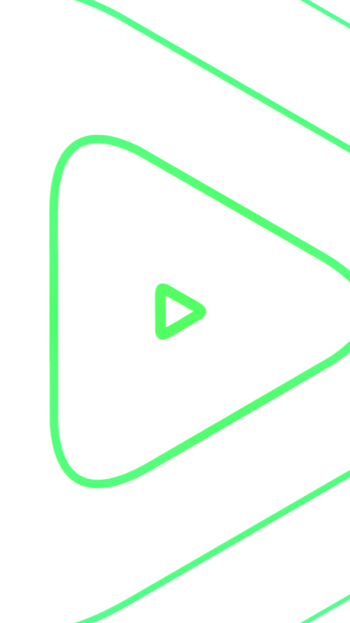 Design del pulsante play verde