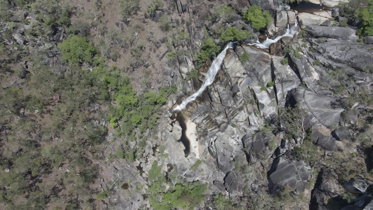 davies creek falls qld queensland australia toma aérea