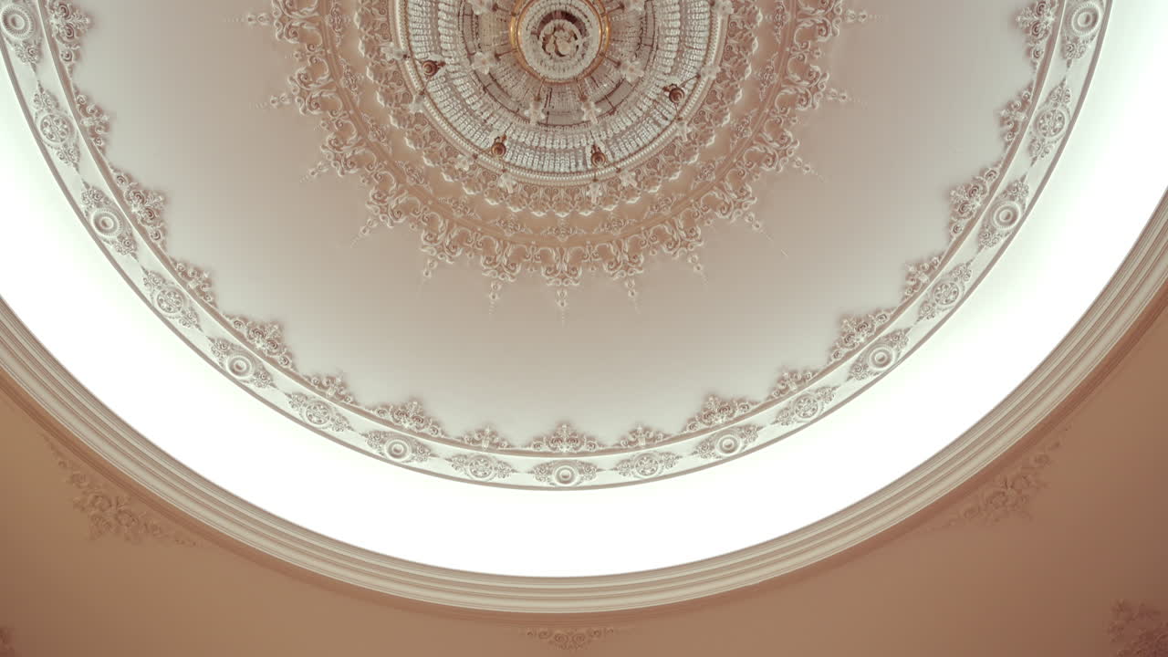 The inside of the Palace of Parliament in Bucharest, Romania