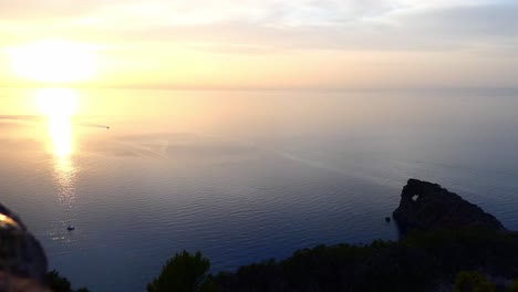 sunset in sa foradada majorca