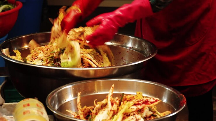 Making Kimchi