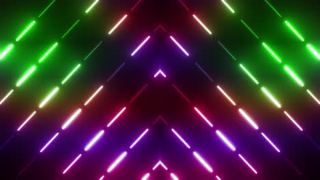 neon geometric pattern