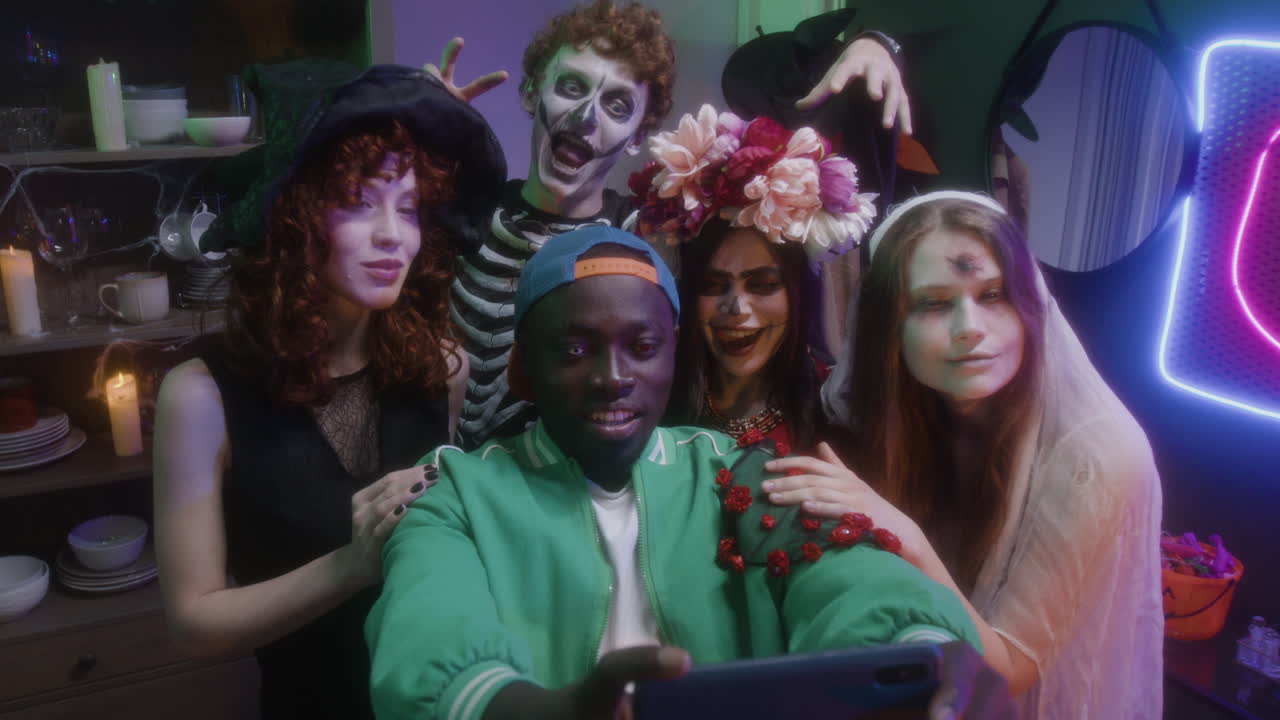 Halloween Costume Party with Friends