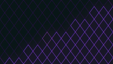 purple neon diamond pattern on black gradient