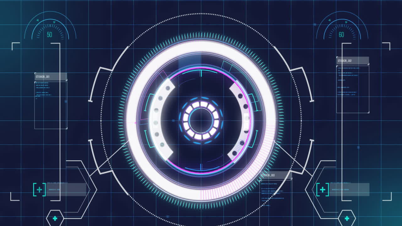 Animation of scope scanning and data processing