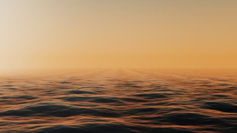 animated sunset ocean waves seamless loop