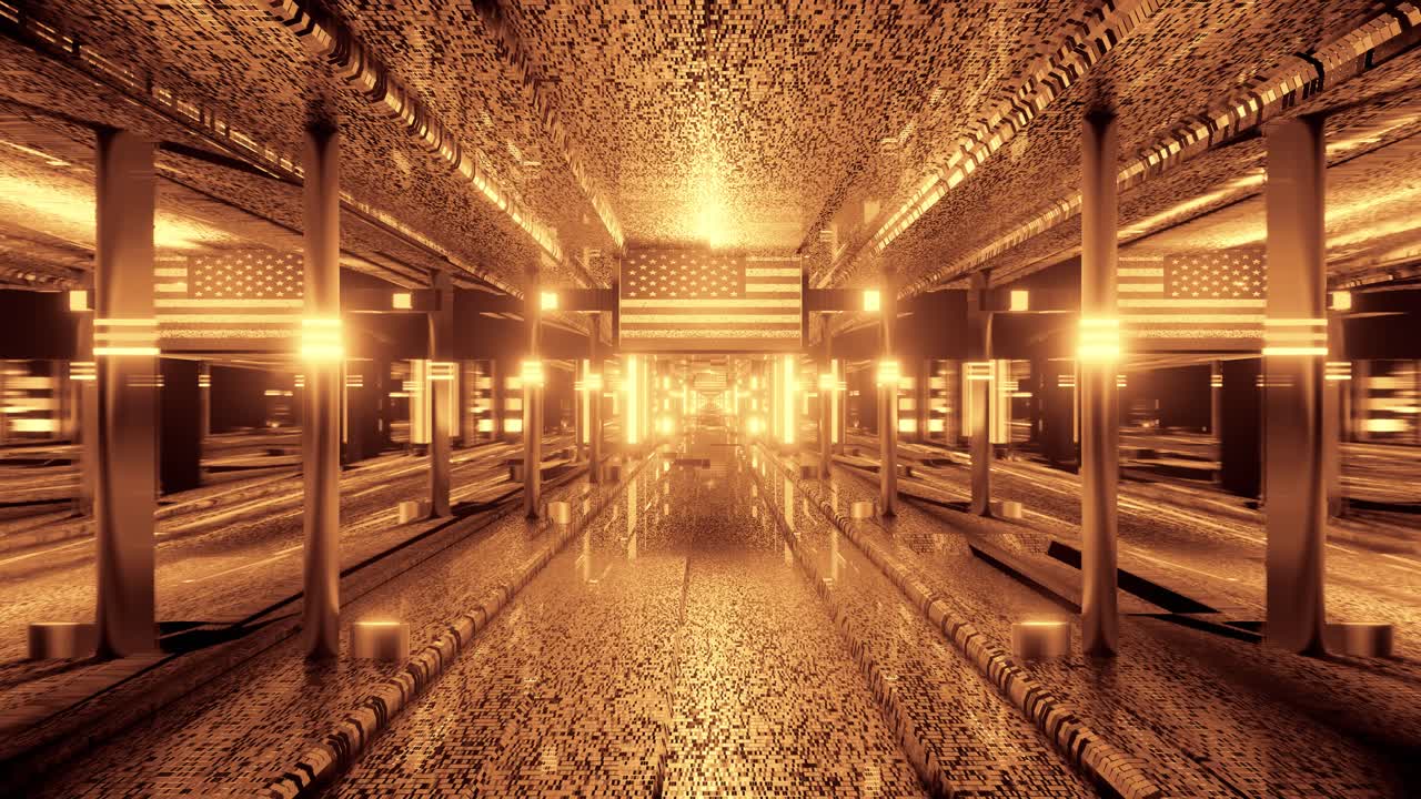 공상 과학 벽돌의 vj 루프