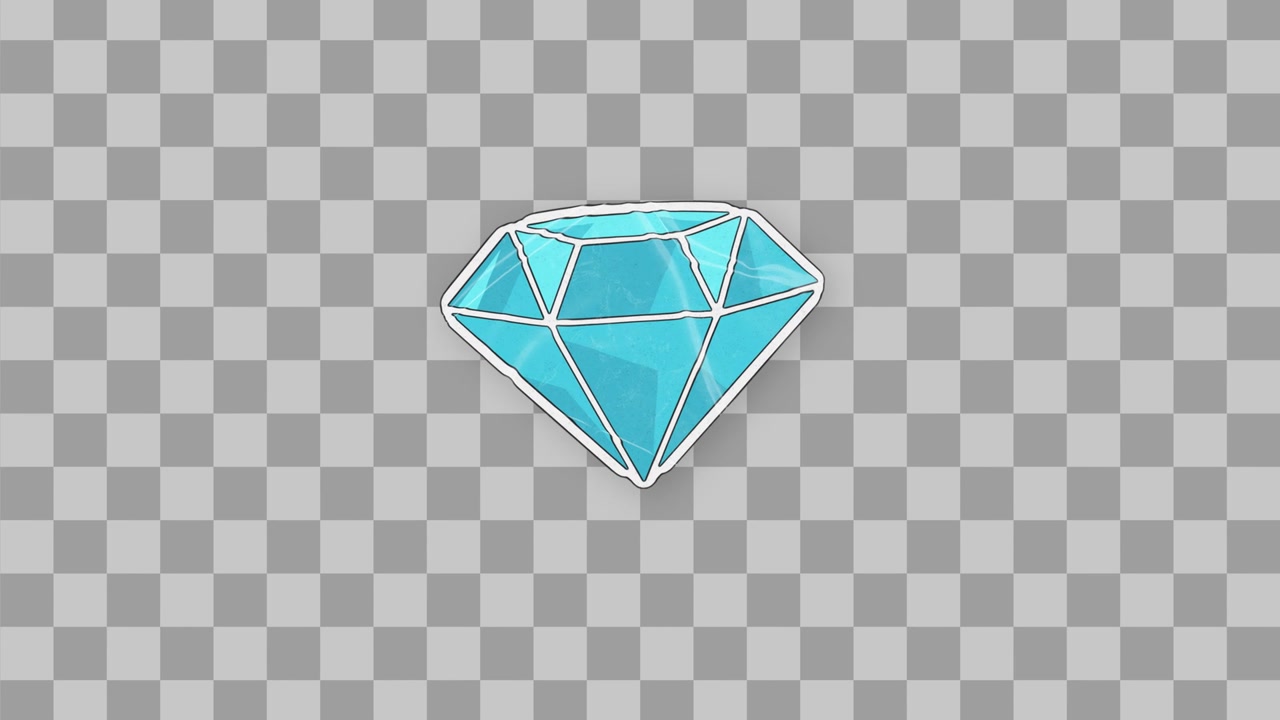 Adesivo de Diamante Saltitante