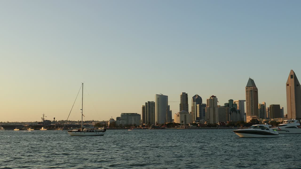 Cityscape of San Diego downtown, California, USA