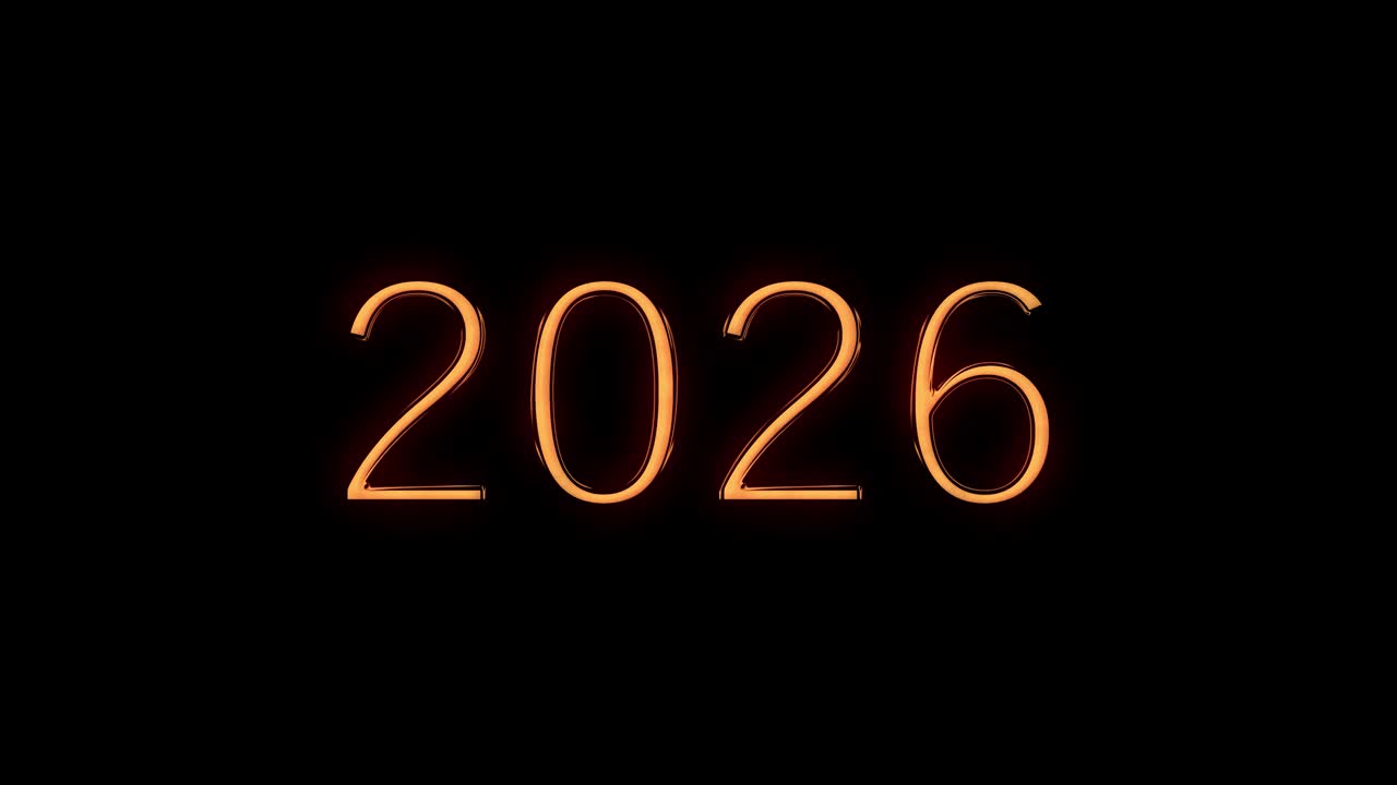 2026 animazione di testo motion graphics