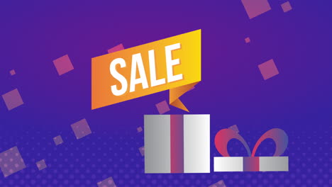 etiqueta comercial de venta con regalo