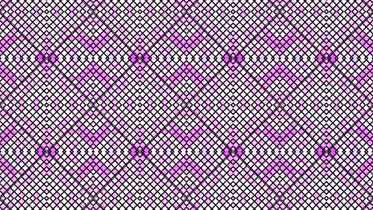 kaleidoscopio en movimiento. gráficos en movimiento de 4k