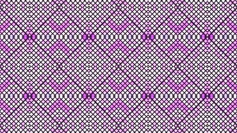 kaleidoscopio en movimiento. gráficos en movimiento de 4k