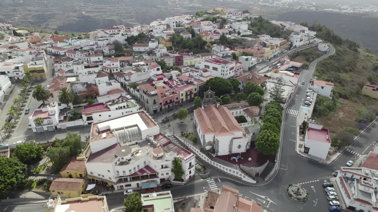 iglesia de san roque, iglesia ubicada en firgas, pequeño pueblo de la isla de gran canaria, españa