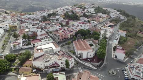 iglesia de san roque, church located in firgas, little town of gran canaria island, spain