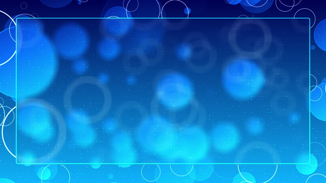 Clean blue elegant empty circles abstract futuristic striped 3d 4k background round shapes random