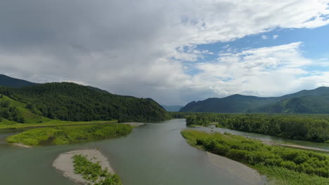crossing river