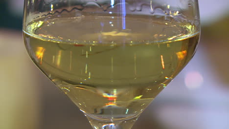 glass of white wine