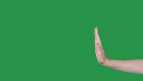 stop gesture social distancing hand warning no