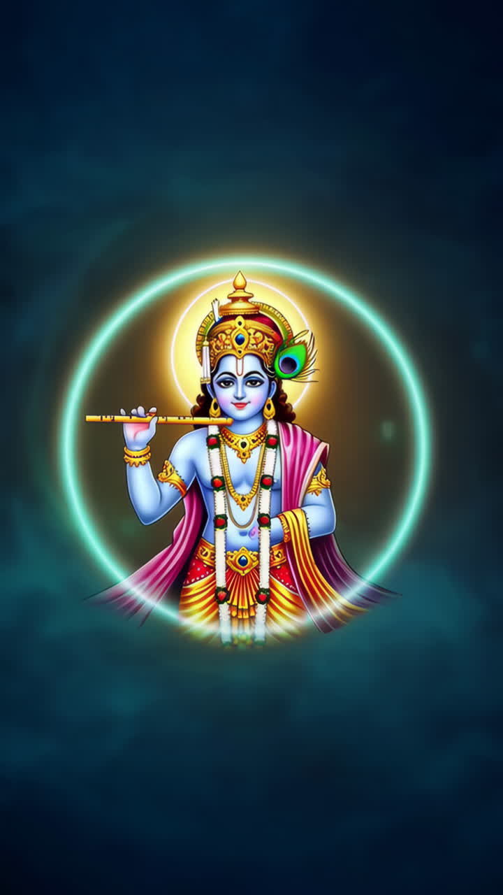 la imagen del señor krishna