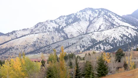 bozeman montana bridger mountain range winter 4k 60fps