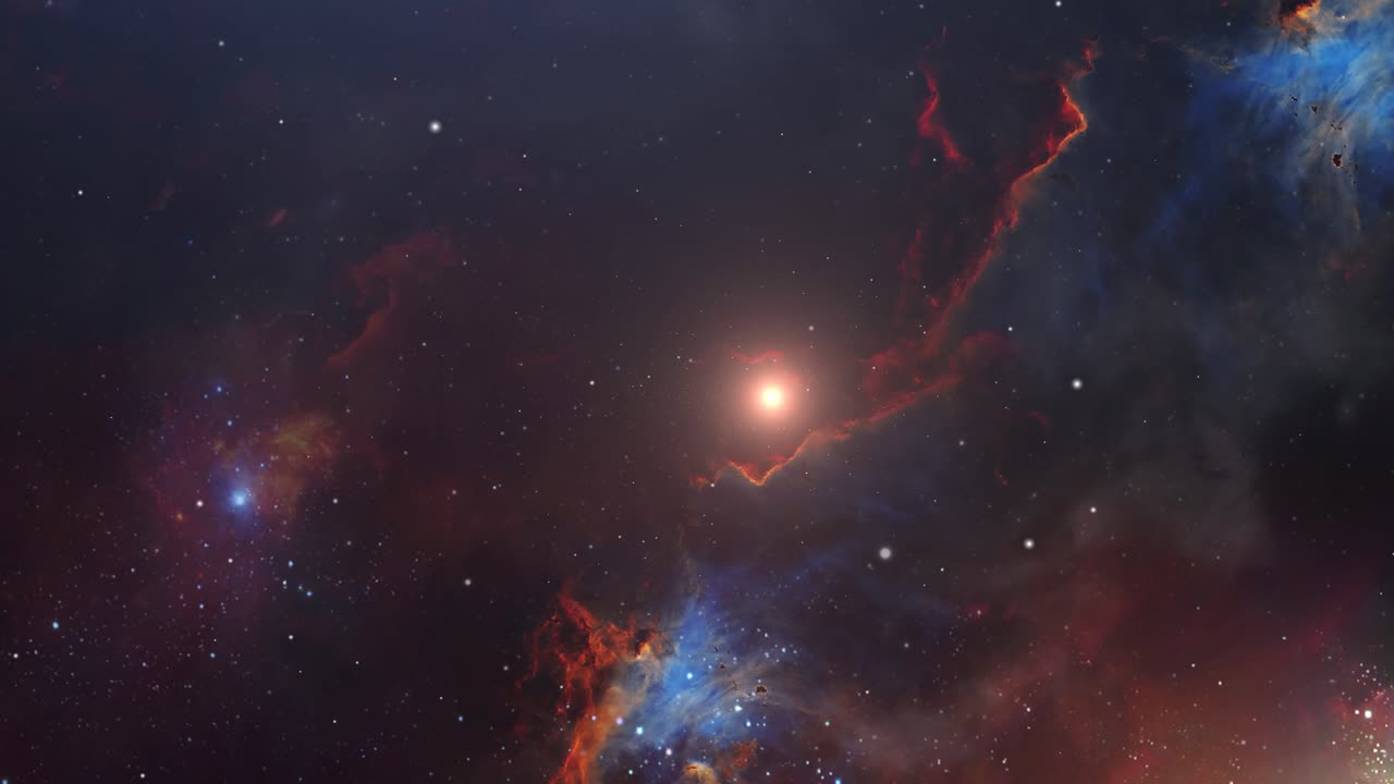 nebulosa en el espacio exterior 4k