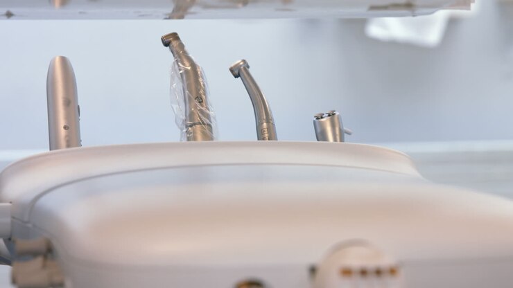 Close up of dentistry tools
