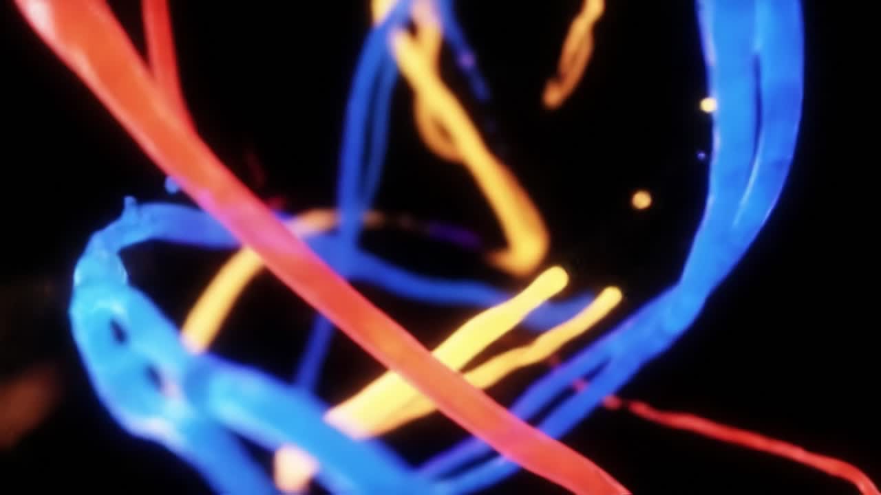 추상적인 액체 색상