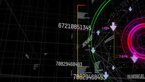 animation of data processing over scope scanning