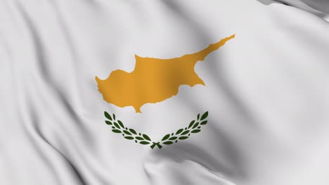 cyprus flag seamless waving animation