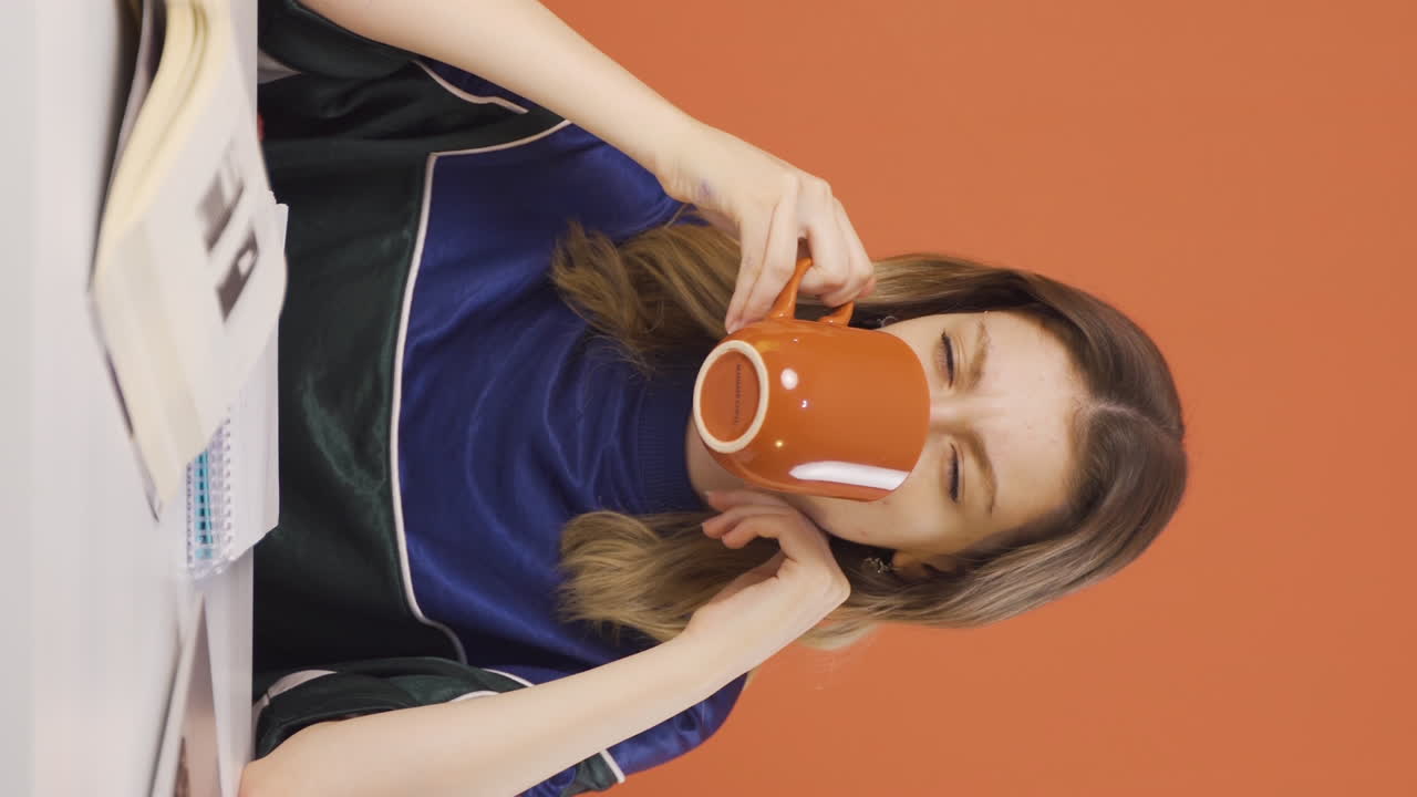 video vertical de sensibilidad al calor en el diente.