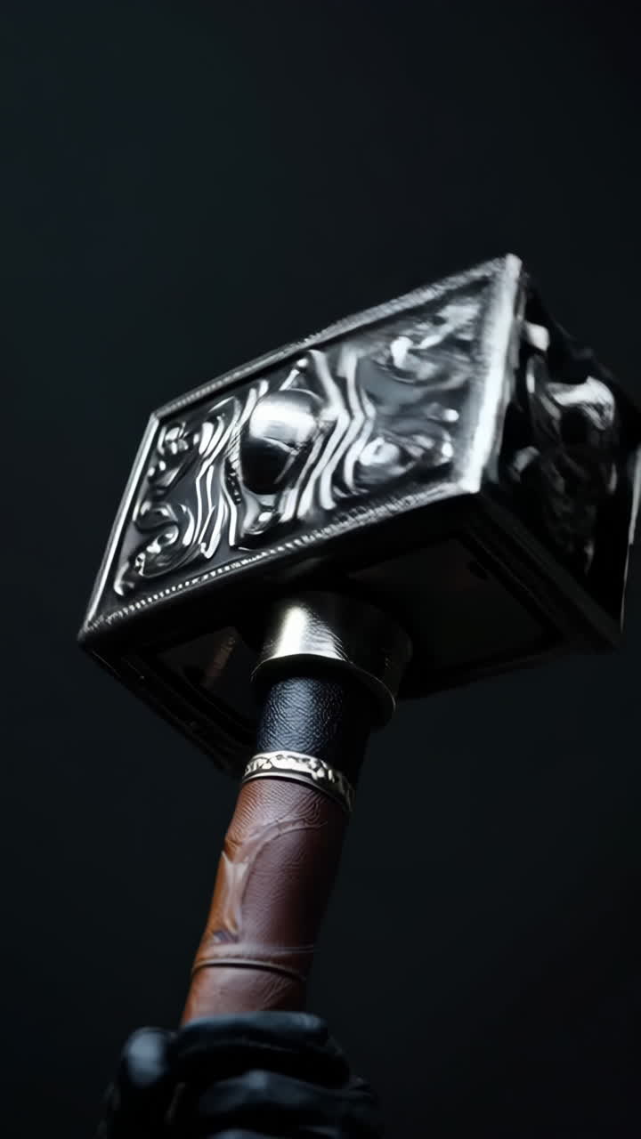 Detailed View of a Fantasy Hammer