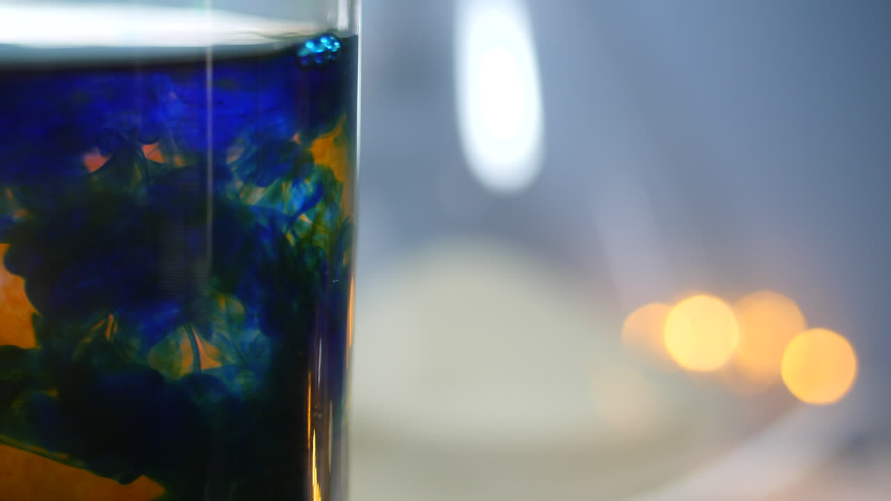 arte abstracto de pintura de color de agua