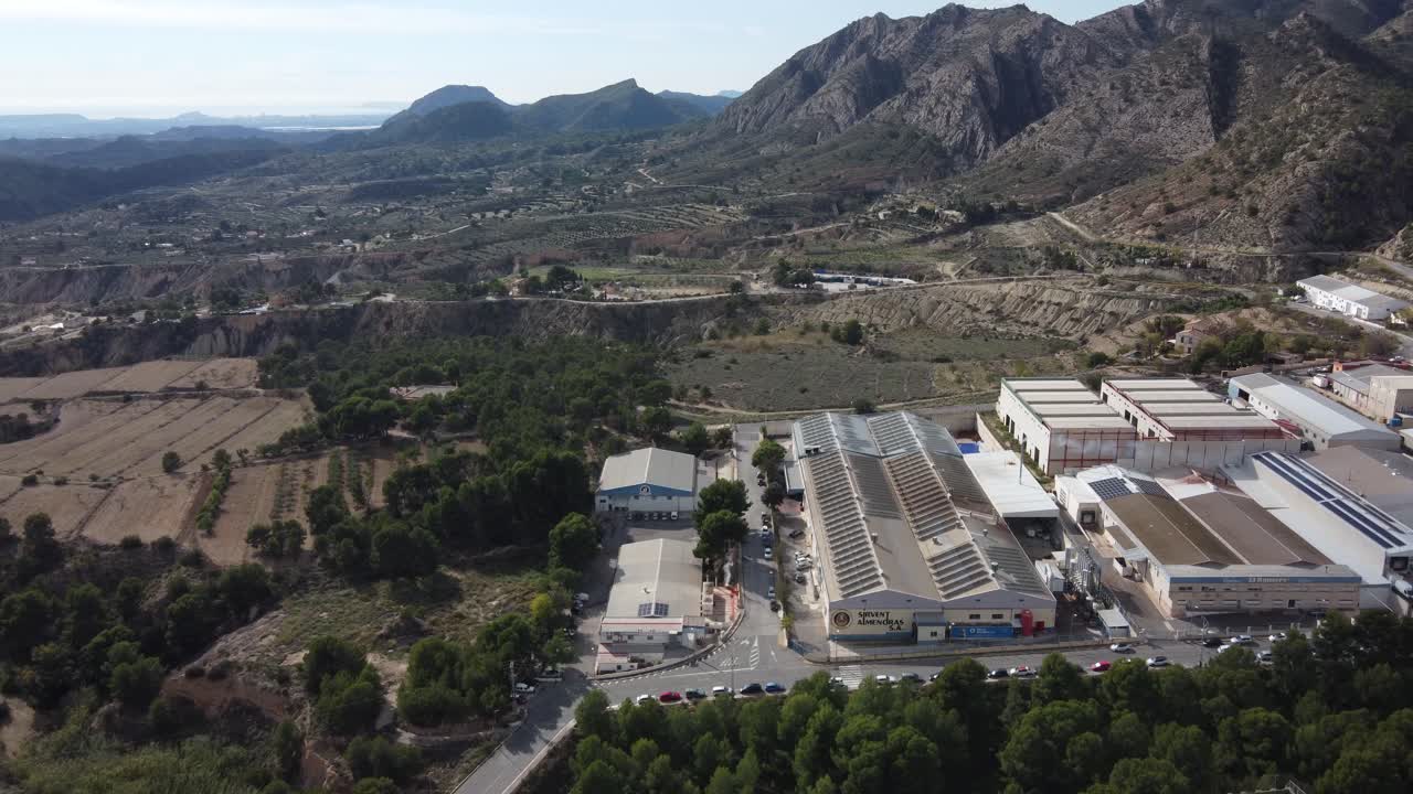 Aerial view of the Segorb industrial park