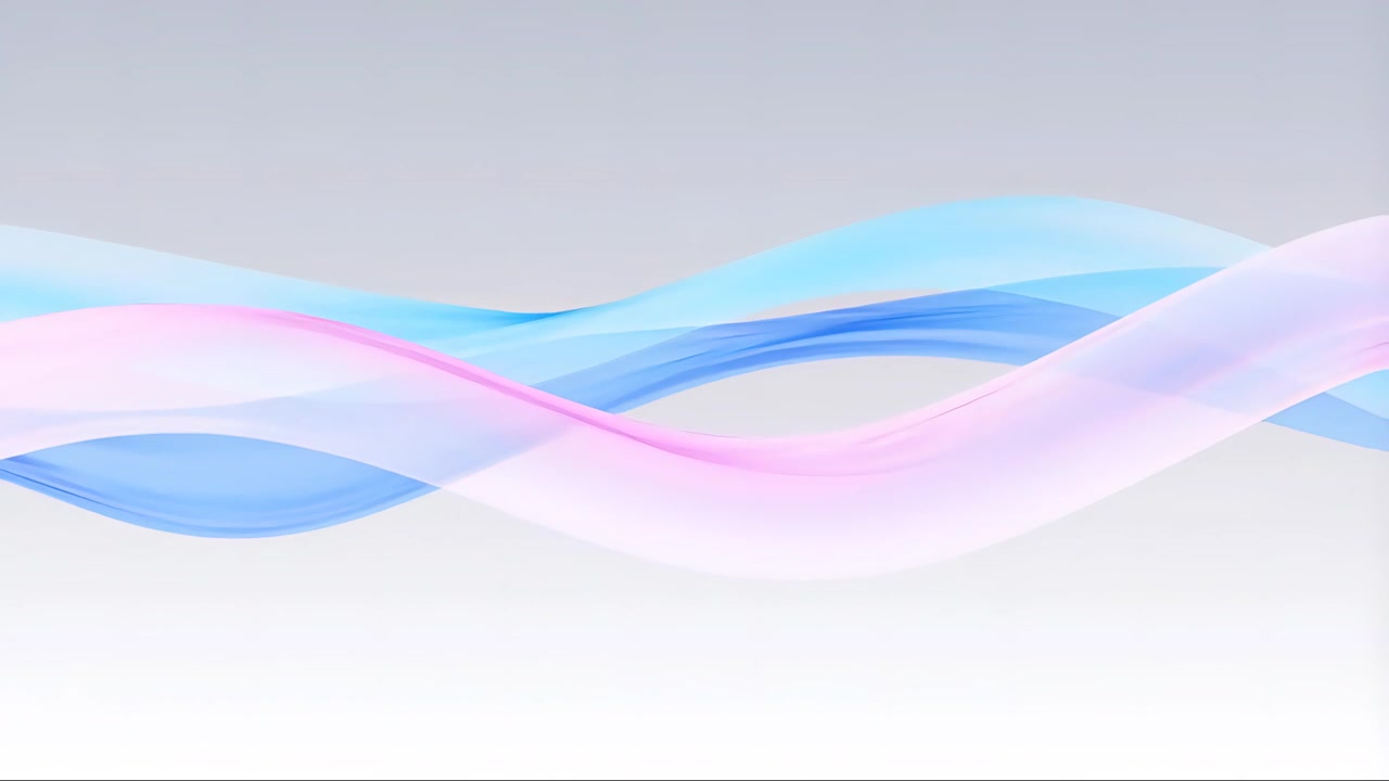 Sfondo Minimalista Astratto con Onde in Movimento 4K