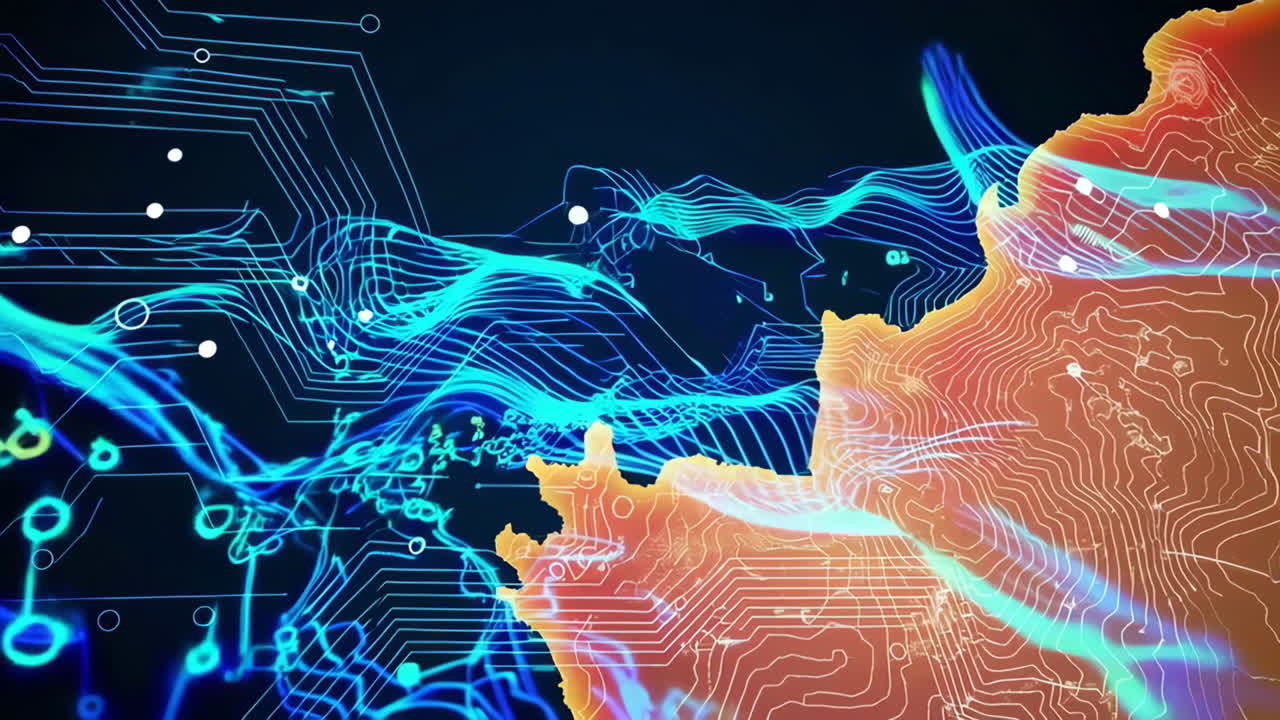 Global Technology and Businesswoman