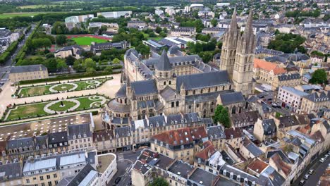 abbey of saint-étienne or abbaye aux hommes or abbey men, caen in normandy, france