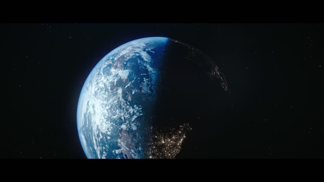 la tierra vista desde el espacio