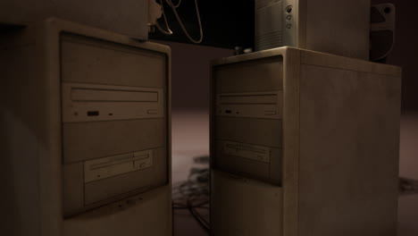 computadoras retro antiguas y otros dispositivos