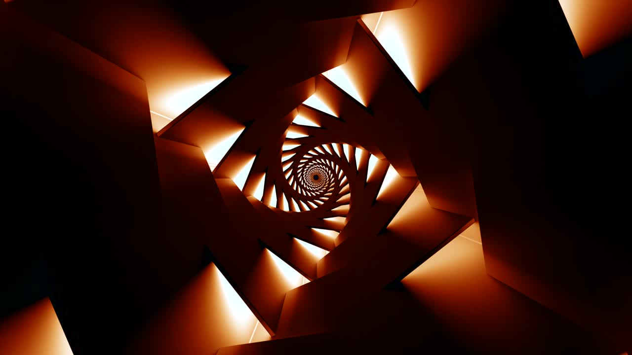 túnel espiral abstrato