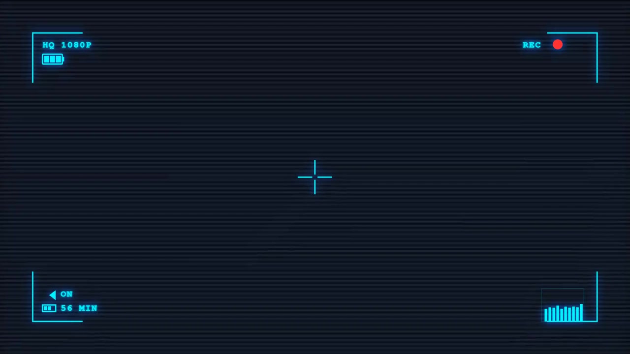 Digital Camera Viewfinder Overlay with Recording Interface