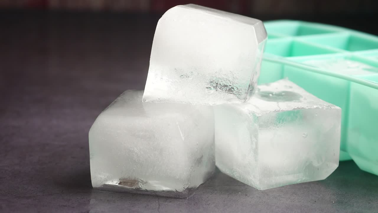 Ice Cubes in Tray