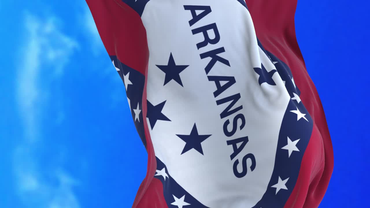 la bandera del estado de arkansas.