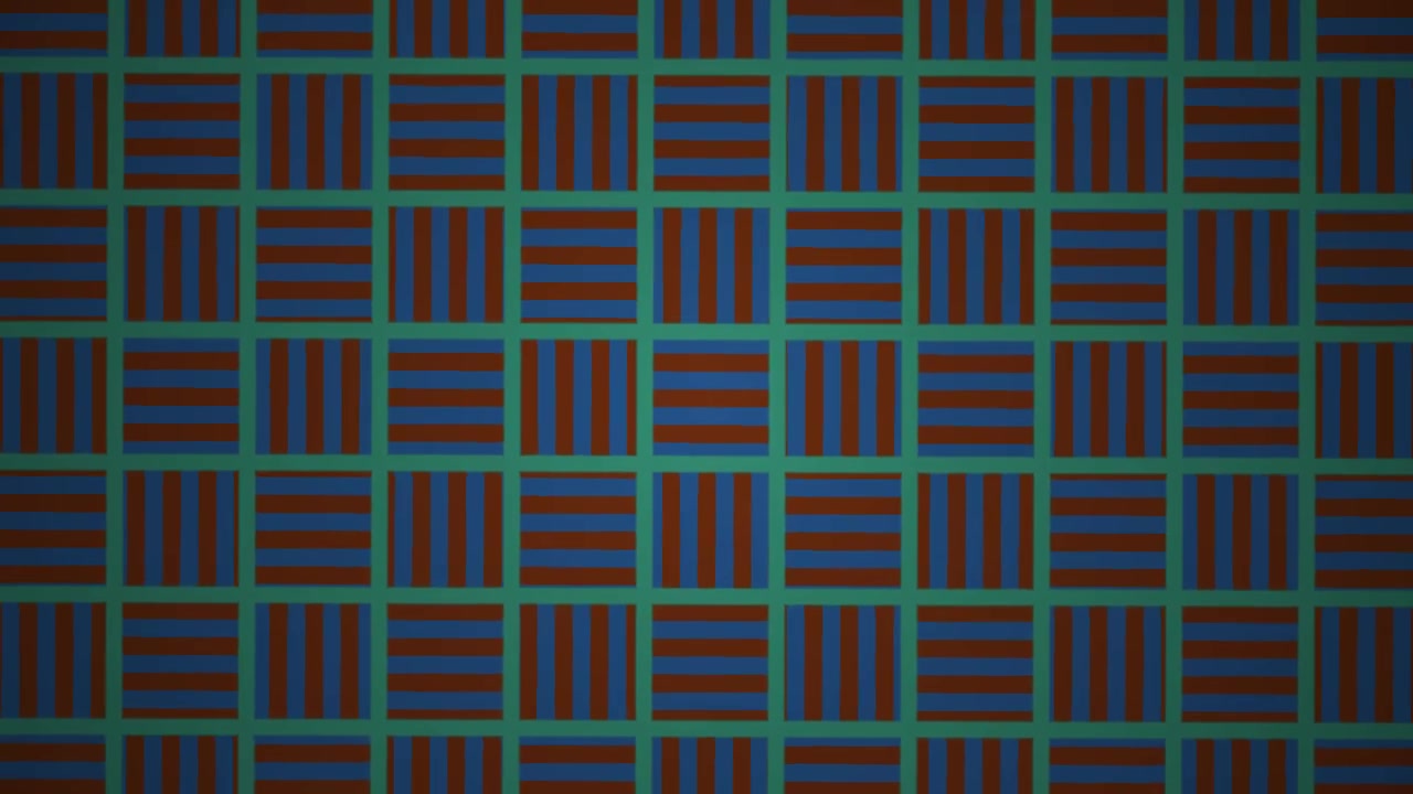 Dynamic Abstract Geometric Pattern with Optical Illusion