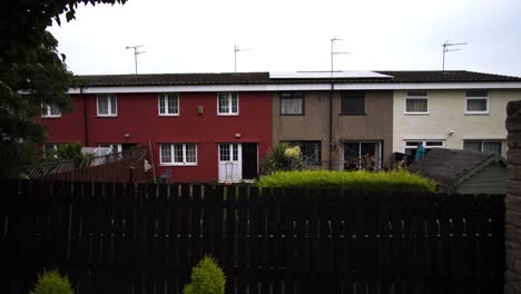 everyday looking housing estate in england