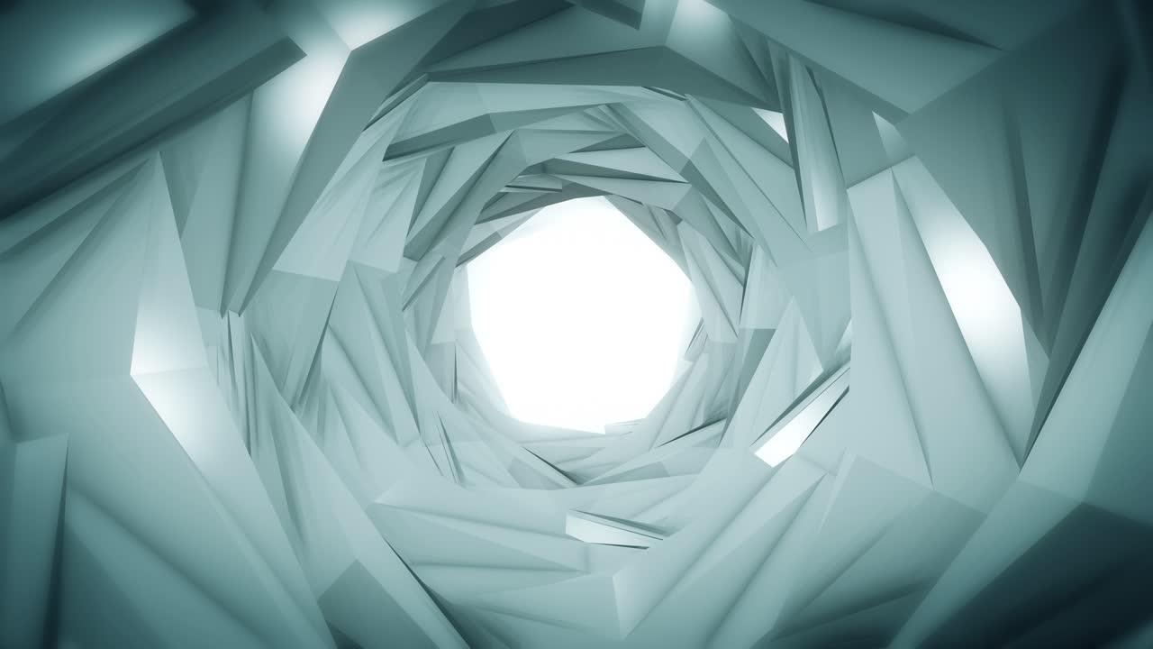 túnel geométrico abstracto